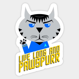 Live Long and Pawspurr Sticker